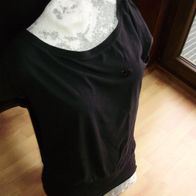 Naketano Shirt weit breiter Bund schwarz L
