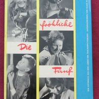DDR Kinderbuch "Die fröhliche Fünf" Fotobuch Thälmann-Pioniere 1961 Klaus Hilbig