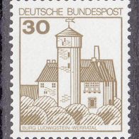 BRD Bund 914A Rollenmarke mit  postfrisch fünfer Streifen #046879