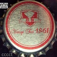 Vintage Text 1861 Bier Brauerei Kronkorken aus Hong Kong HongKong neu in unbenutzt