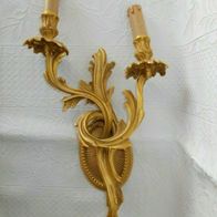 Vintage Bronze Wandlampe Lampe 53 cm.