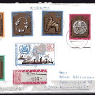 DDR 1978 Kostbarkeiten von slawischen Stätten MiNr. 2303 - 2307 Einschreiben gelaufen