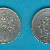 Jamaika 10 Cents 1972