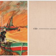 Portugal - AK Ansichtskarte Postkarte von Scandinavian Airlines System