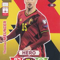 Panini Trading Card Fussball WM 2022 Thomas Meunier Belgien Nr.38