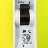 NEU: Siemens Leitungsschutzschalter 5SX2 125-6 B25 Sicherungsautomat LS 1-polig
