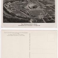 Berlin - Das Reichssportfeld - alte Fotografie Ansichtskarte von 1936 Postkarte