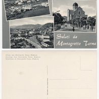 Italien 1950er Jahre - Saluti da Montegrotto Terme, AK Ansichtskarte Postkarte