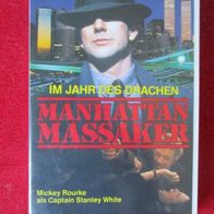 VHS Video Im Jahr des Drachen Manhattan Massaker