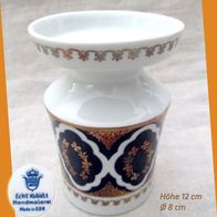 DDR Vase / Blumenvase Unterweißbach Porzellan Kobalt * Vintage