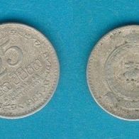 Sri Lanka 25 Cents 1965