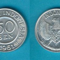 Indonesien 50 Sen 1961 Top