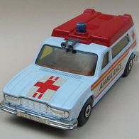Matchbox Speed Kings K-49 Ambulance unbespielt Modell 1974 Lesney Products Engl.
