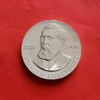 20 DDR Mark Silber Münze Wilhelm Liebknecht von 1976