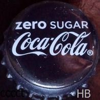 Coca-Cola Zero Sugar Kronkorken Kronenkorken aus Belgien in benutzt coke limo schwarz