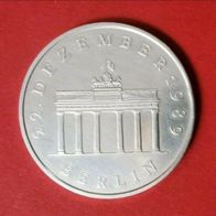 20 DDR Mark Brandenburger Tor Münze 999,5 Silber