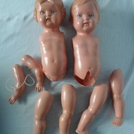 2 Puppenkörper mit losen Armen und Beinen (M#)
