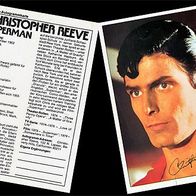 Christopher Reeve (Bravo-Autogrammkarte)