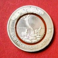 5 Euro Münze Subtropische Zone von 2018 G, unzirkuliert
