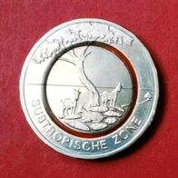 5 Euro Münze Subtropische Zone von 2018 J, unzirkuliert