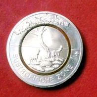 5 Euro Münze Subtropische Zone von 2018 A, unzirkuliert