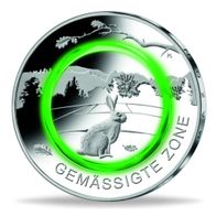 ROLLE 25 x 5 Euro Münzen Gemässigte Zone von 2019 A
