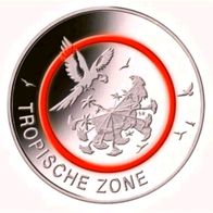 ROLLE 25 x 5 Euro Münzen Tropische Zone von 2017 G
