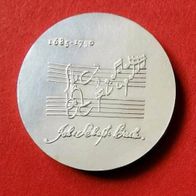 20 DDR Mark Silber Münze Johann Sebastian Bach von 1975