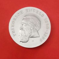 20 DDR Mark Silber Münze Friedrich Engels von 1970