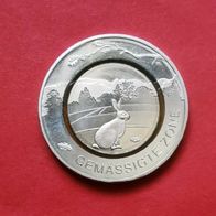5 Euro Münze Gemässigte Zone von 2019 D, unzirkuliert