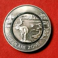 5 Euro Münzen Subpolare Zone von 2020 A, unzirkuliert