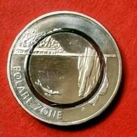 5 Euro Münzen Polare Zone von 2021 J, unzirkuliert