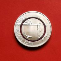 5 Euro Münzen Polare Zone von 2021 D, unzirkuliert