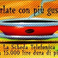 Telefonkarte Italien: Kaffeeschale