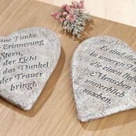 Gedenkherz GranitDesign flach mit Spruch Gilde kaufen bei Hood.de