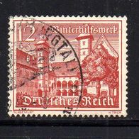 D. Reich 1939, Mi. Nr. 0735 / 735, Winterhilfswerk Bauwerke gestempelt #60043