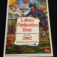 Lahrer Hinkender Bote - 2002 - Buch-Kalender