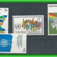 UNO New York MiNr. 289 - 292 , postfrisch (4535)