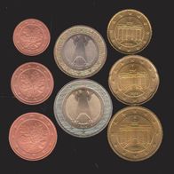 2004 Deutschland Euro Kursmünzensatz KMS UNC bankfrisch Prägebuchstabe A