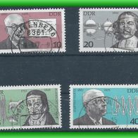 DDR MiNr. 2199 - 2202 gestempelt, Tagesstempel (4552)