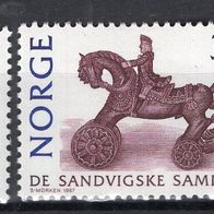 Norwegen 1987 100 Jahre Sandvig-Sammlungen MiNr. 971 - 972 postfrisch