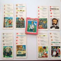 DDR Kartenspiel * Lernt helfen -  Lehr-Quartettspiel  Das deutsche Rote Kreuz DRK