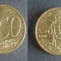 Münze Frankreich: 50 Euro Cent 1999