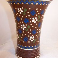 Studio-Keramik Vase von 1985, Signatur - TSH - s. Fotos * **