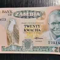 PAP : Papiergeld Zambia 20 Kwacha