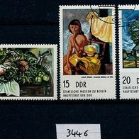 3446 - DDR Briefmarken Michel Nr 2001 -2003 gestempelt. Jahrg. 1974