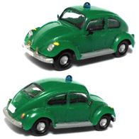 VW Käfer 1300 ´67, grün, Polizei, gesupert, Ep4, Wiking