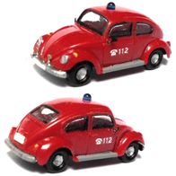 VW Käfer 1300 ´67, rot, Feuerwehr, ELW, gesupert, Ep4, Wiking