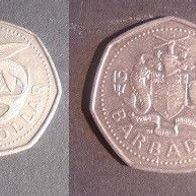 Münze Barbados: 1 Dollar 1989