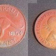 Münze Australien: 1 Penny 1964 # 2